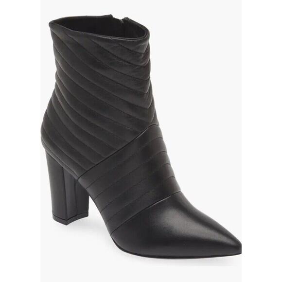KOKO + PALENKI Astrology Quilted Pointed Toe Bootie (Women) Size 6 Retail $265 - Picture 1 of 8